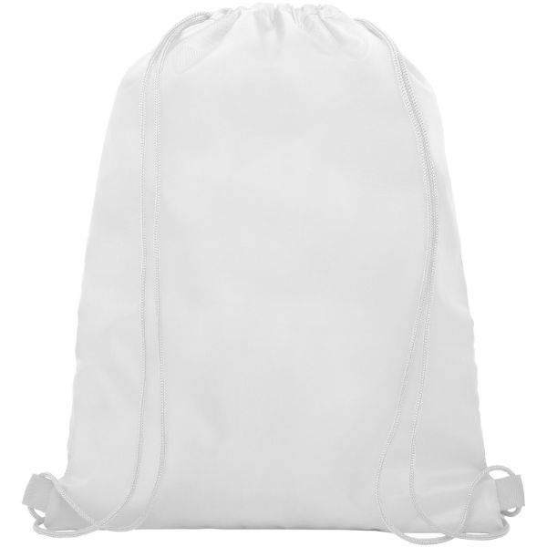 Obrázky: Biely ruksak, 1 vrecko na zips, otvor slúchadlá, Obrázok 18