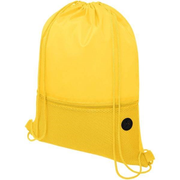 Obrázky: Žltý ruksak, 1 vrecko na zips, otvor slúchadlá, Obrázok 15