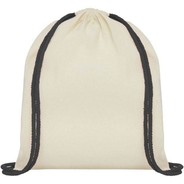 Obrázky: Prírodný ruksak s čiernymi šnúrkami, bavlna 100g, Obrázok 12