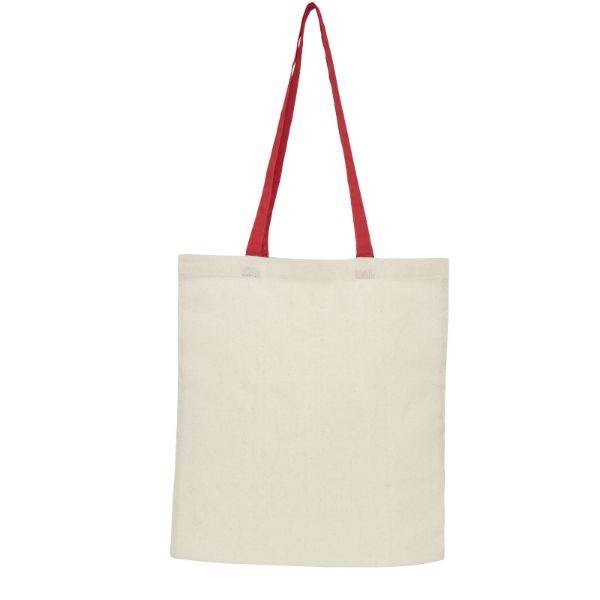 Obrázky: Prírodná nákupná taška, červené rukoväte, BA 100g, Obrázok 18
