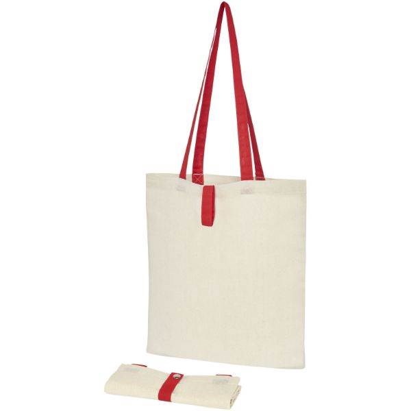 Obrázky: Prírodná nákupná taška, červené rukoväte, BA 100g, Obrázok 20