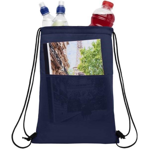 Obrázky: Námor.modrá chladiaca taška/ruksak, 12 plechoviek, Obrázok 19
