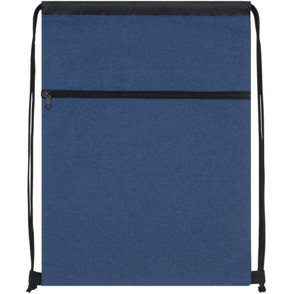 Obrázky: Nám. modrý/čierny melanž ruksak s vreckom na zips, Obrázok 14