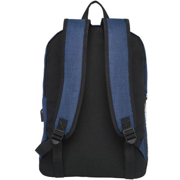Obrázky: Nám. modrý/čierny melanž ruksak na notebook 15,6