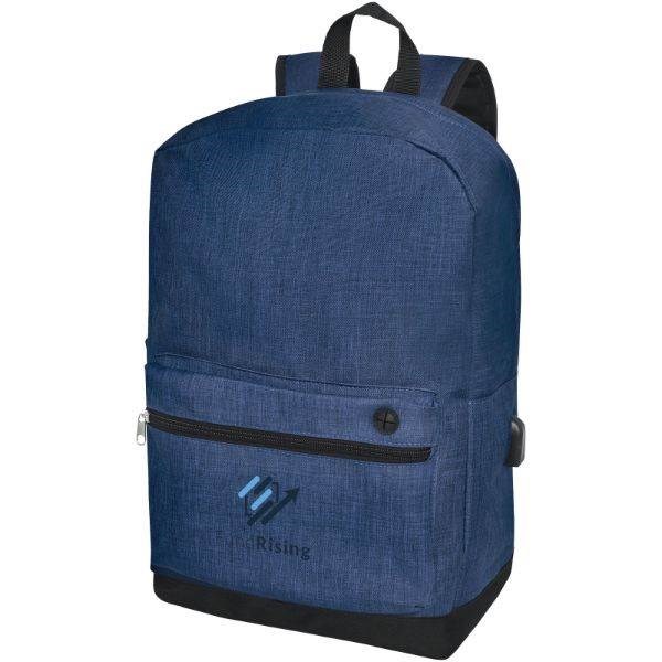 Obrázky: Nám. modrý/čierny melanž ruksak na notebook 15,6