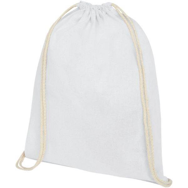 Obrázky: Biely ruksak z bavlny 140 g/m², Obrázok 11