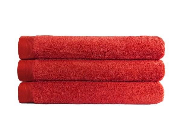 Obrázky: Červený froté uterák ELITY, gramáž 400 g/m2