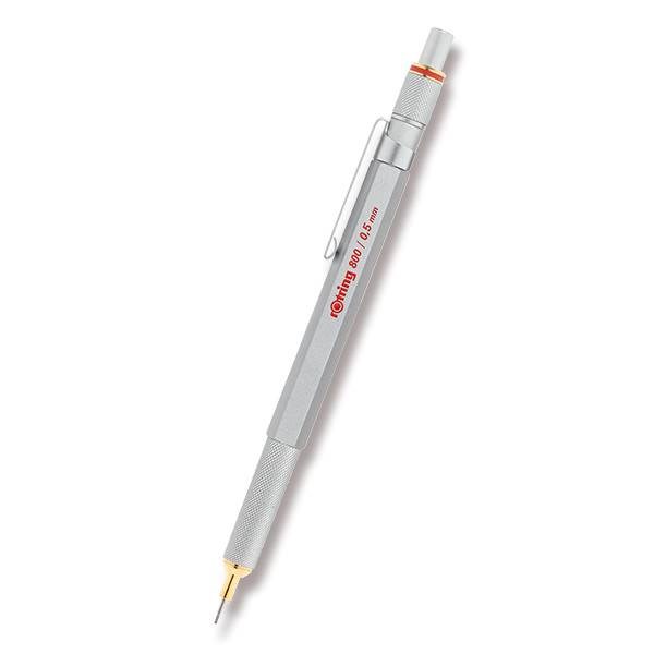 Obrázky: Strieborná mechanická ceruzka 0,7mm - Rotring 800