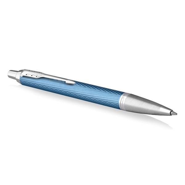 Obrázky: PARKER IM Premium Blue Grey CT, guličkové pero, Obrázok 2