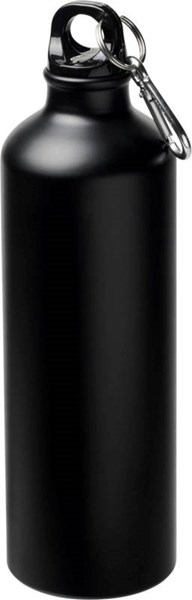 Obrázky: Matná hliníková fľaša s karabínou 770ml čierna, Obrázok 6