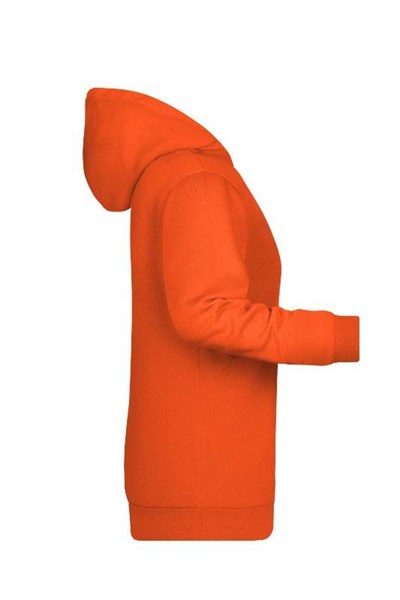 Obrázky: Dámska mikina s kapucňou J&N 280 oranžová XL, Obrázok 4