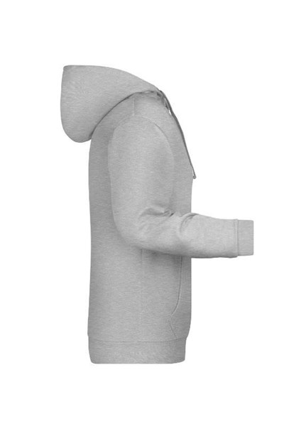 Obrázky: Pánska mikina s kapucňou J&N 280 šedý melír XL, Obrázok 4