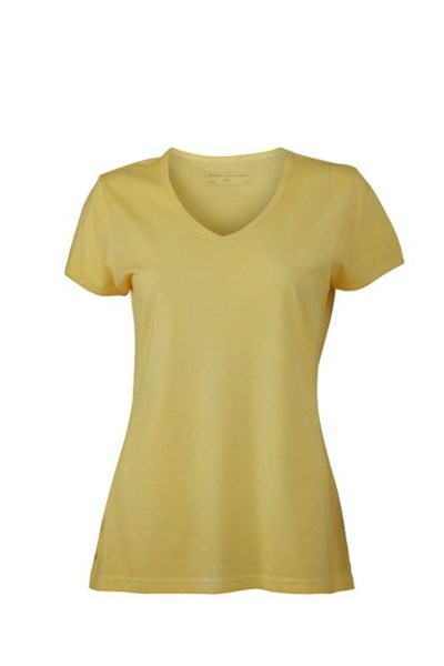 Obrázky: Dámske tričko EFEKT J&N sv.žlté XXL, Obrázok 1
