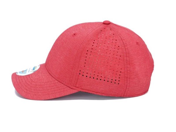 Obrázky: Ľahká šesťdielna perforovaná čiapka, červená, Obrázok 3