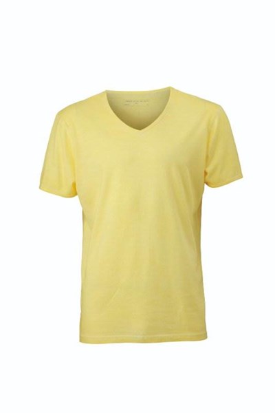 Obrázky: Pánske tričko EFEKT J&N sv.žlté M
