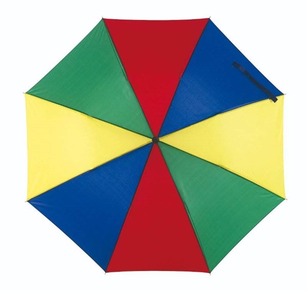 Obrázky: Dvojdielny skladací dáždnik, farebný, Obrázok 2