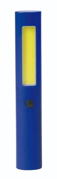 Obrázky: LED COB plast. pracovná baterka s magnetom, modrá, Obrázok 1
