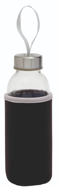 Obrázky: Sklenená fľaša450 ml s pútkom v bielom obale