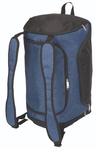 Obrázky: Sport. taška/ruksak,3vonkajšie vrecká, modrá, Obrázok 2