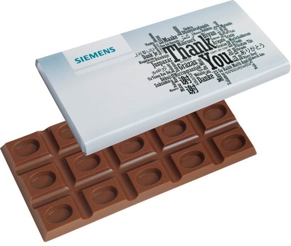 Obrázky: Belgická mliečna čokoláda 90g na zákazku,od 100 ks, Obrázok 1