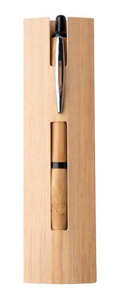 Obrázky: Papierové puzdro na 1 pero, vzor bambusu, Obrázok 2