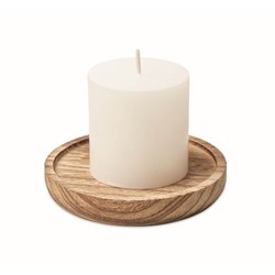 Obrázky: Sviečka s dreveným stojanom