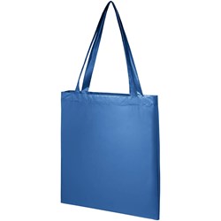 Obrázky: Salvador lesklá nákupná taška modrá