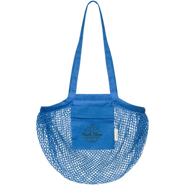Obrázky: Sieťovaná nákupná taška Pune modrá, Obrázok 5