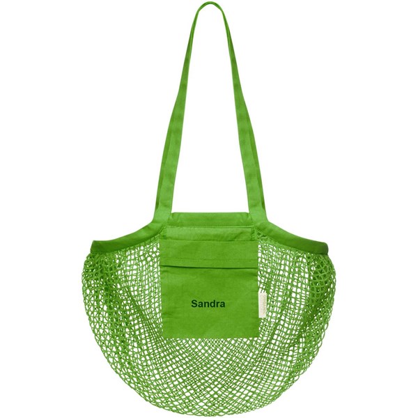 Obrázky: Sieťovaná nákupná taška Pune zelená, Obrázok 6