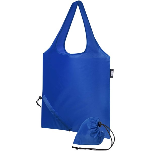 Obrázky: Skladacia nákupná taška z RPET Sabia svetlo-modrá, Obrázok 1