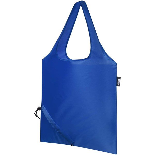 Obrázky: Skladacia nákupná taška z RPET Sabia svetlo-modrá, Obrázok 3