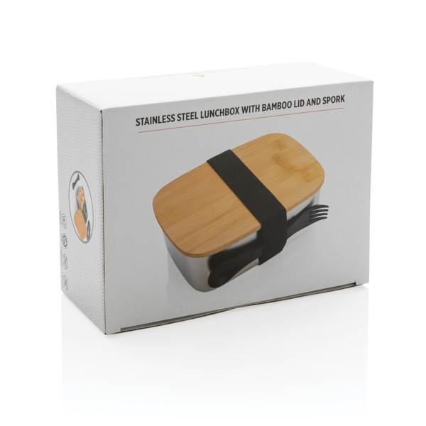 Obrázky: Nerezová krabička na jedlo s bambusovým vekom, Obrázok 10