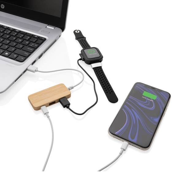 Obrázky: Bambusový USB switch s USB C, Obrázok 3