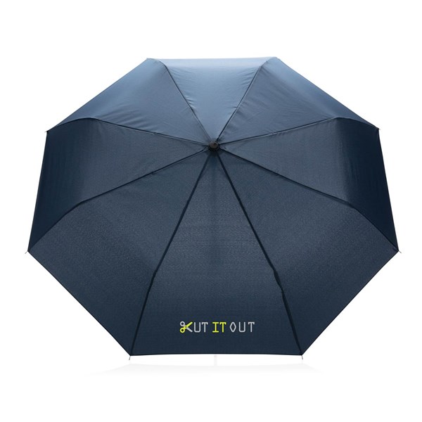 Obrázky: Námor. modrý dáždnik Impact zo 190T RPET AWARE™, Obrázok 5