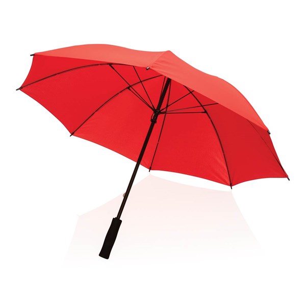 Obrázky: Červený vetru odolný dáždnik Impact, Obrázok 5