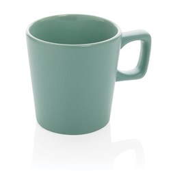 Obrázky: Moderný zelený keramický hrnček na kávu 300ml