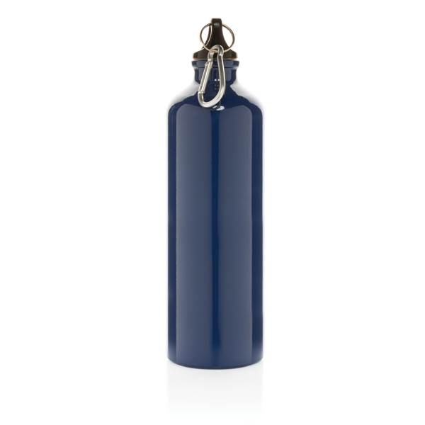 Obrázky: Hliníková športová fľaša s karabínou XL - modrá, Obrázok 4