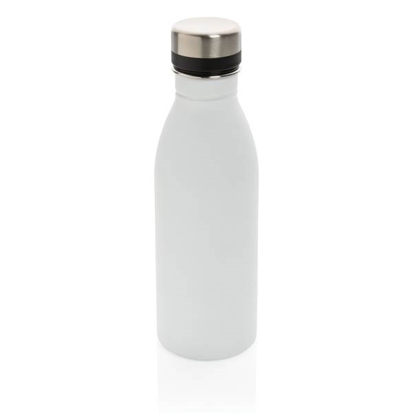 Obrázky: Biela fľaša na vodu z nehrdzavejúcej ocele 500 ml, Obrázok 1