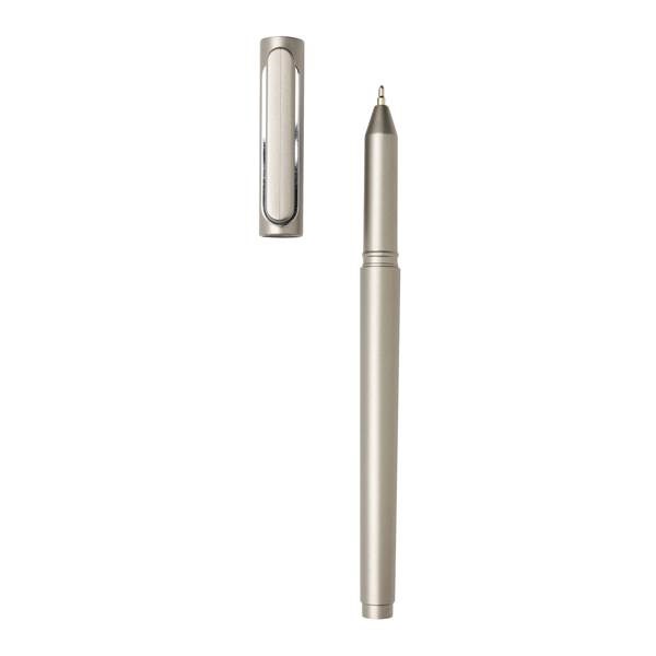 Obrázky: Šedé plastové pero X6 s vrškom, Obrázok 4