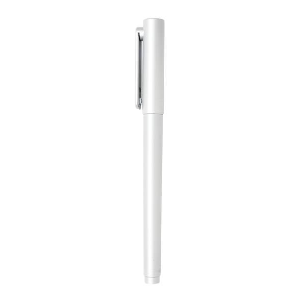 Obrázky: Biele plastové pero X6 s vrškom, Obrázok 3