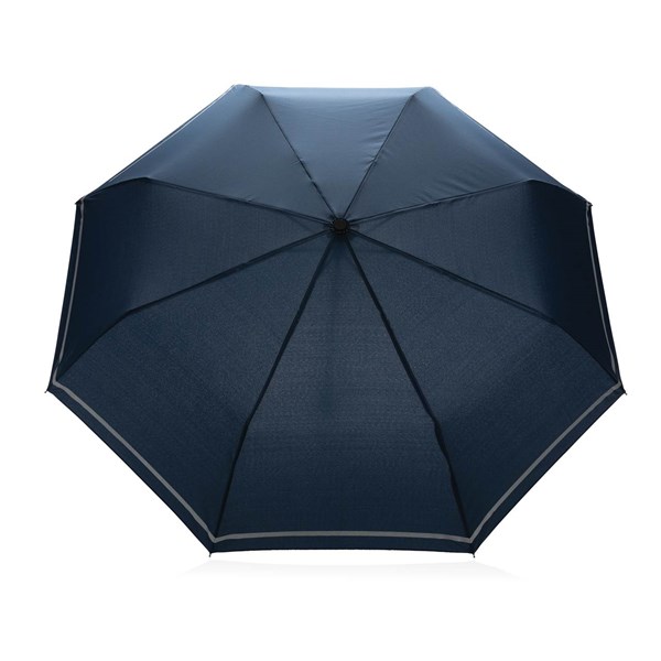 Obrázky: Námornícky modrý dáždnik Impact s reflex. pásikom, Obrázok 2