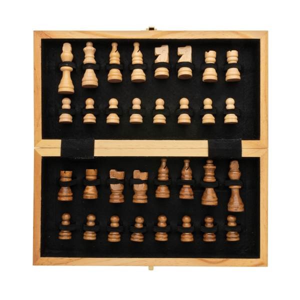Obrázky: Prémiový drevený šach v skladacej šachovnici, Obrázok 4