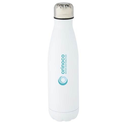 Obrázky: Nerezová termoska 500 ml, vák. izolácia biela, Obrázok 7