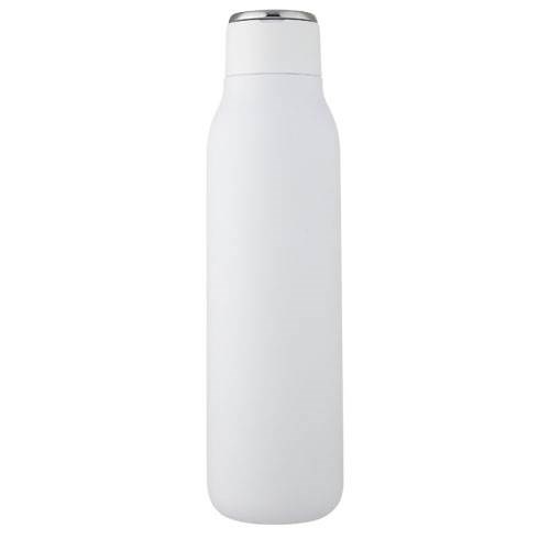 Obrázky: Biela medená fľaša 600 ml, vákuová izolácia, Obrázok 5