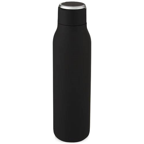 Obrázky: Čierna medená fľaša 600 ml, vákuová izolácia, Obrázok 3