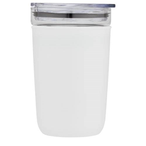 Obrázky: Sklenený hrnček 420 ml s plastovým obalom biely, Obrázok 8