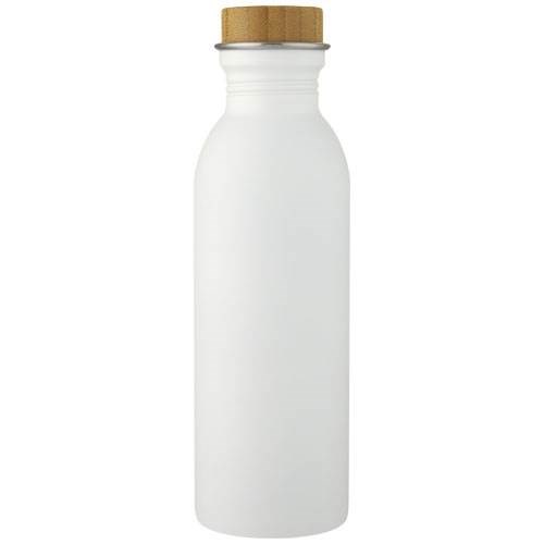 Obrázky: Športová fľaša z nerezovej ocele 650 ml, biela, Obrázok 4