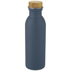 Obrázky: Športová fľaša z nerezovej ocele 650 ml, modrá