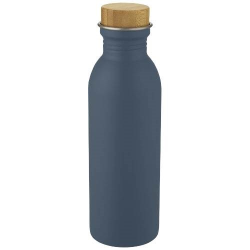 Obrázky: Športová fľaša z nerezovej ocele 650 ml, modrá