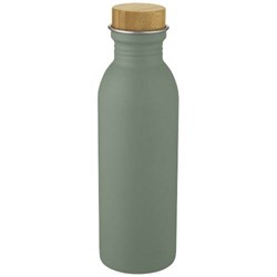 Obrázky: Športová fľaša z nerezovej ocele 650 ml, zelená